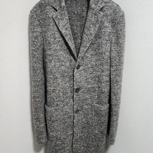 [BUNJANG] Daniele Alessandrini Alpaca Wool Blend Coat Grey M / Daniele Alessandrini 알파카 coat