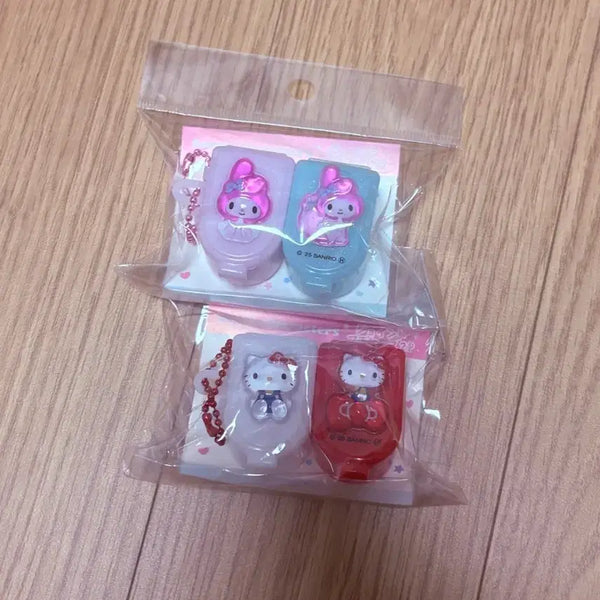 [BUNJANG] Sanrio My Melody & Hello Kitty Keychain Set / 산리오 마이멜로디 헬로키티 키링 세트