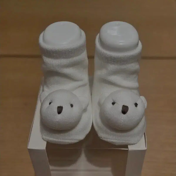 [BUNJANG] Minkmui Bear Design Baby Socks with Box / (새상품!)(정가3만원!)밍크뮤 양말(상자포함)