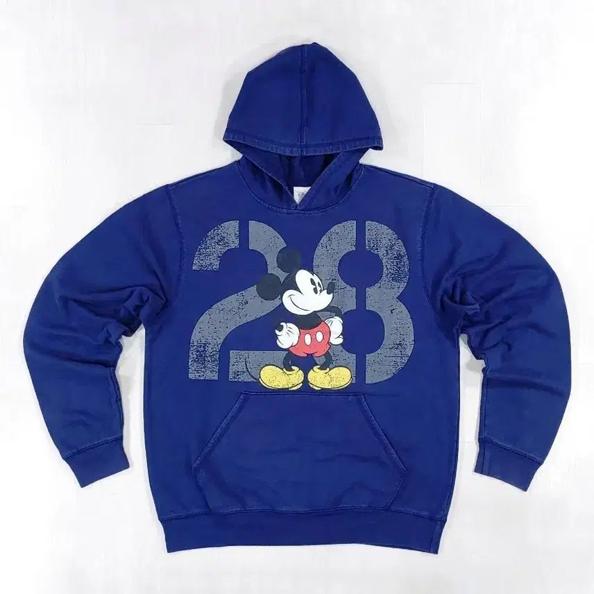 [BUNJANG] Disney Mickey Mouse '28 Hoodie - Medium / 디즈니 미키마우스 28 후드티 M