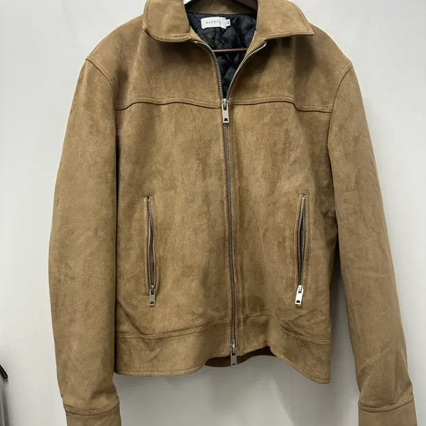 [BUNJANG] RAYGUN Basic Suede Jacket Brown 105 / {만원빈티지 최저가}RAYGUN 베이직스웨이드 자켓 브라운 105