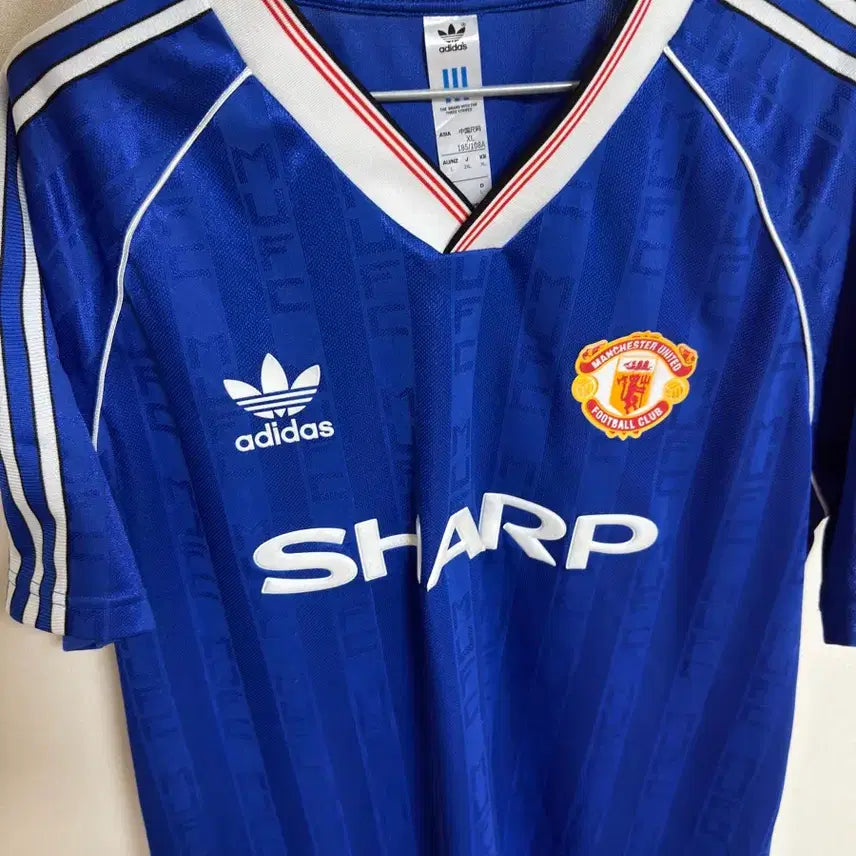 [BUNJANG] Adidas Manchester United SHARP Jersey XL / 아디다스 맨체스터 유나이티드 SHARP 유니폼 XL