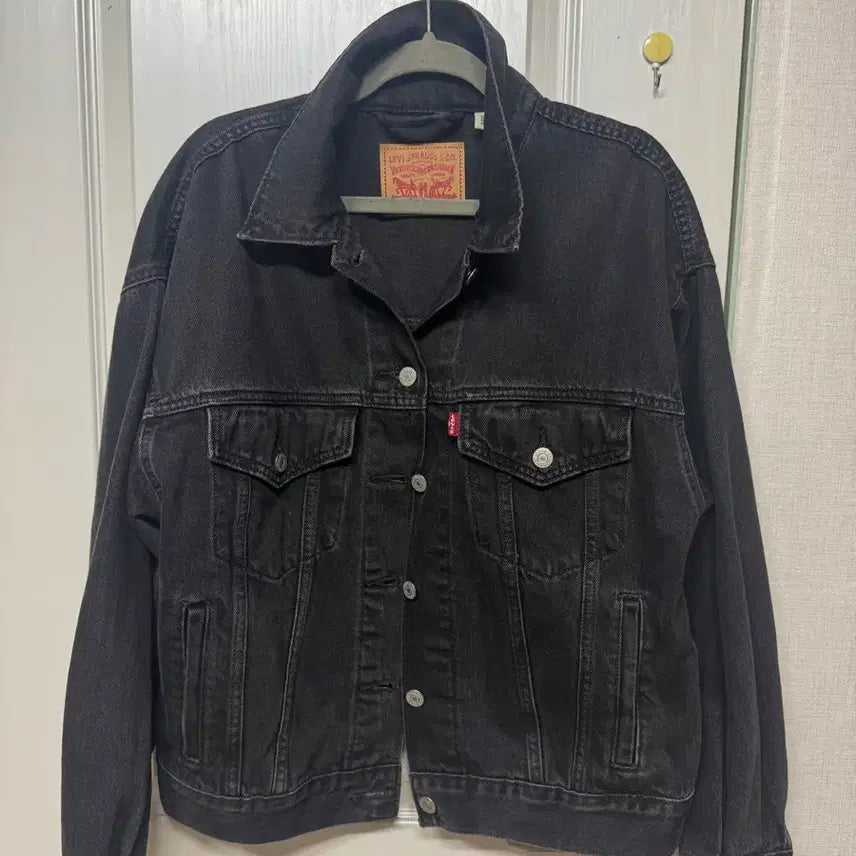 [BUNJANG] Levi's Black Denim Jacket / 리바이스 블랙 데님 자켓