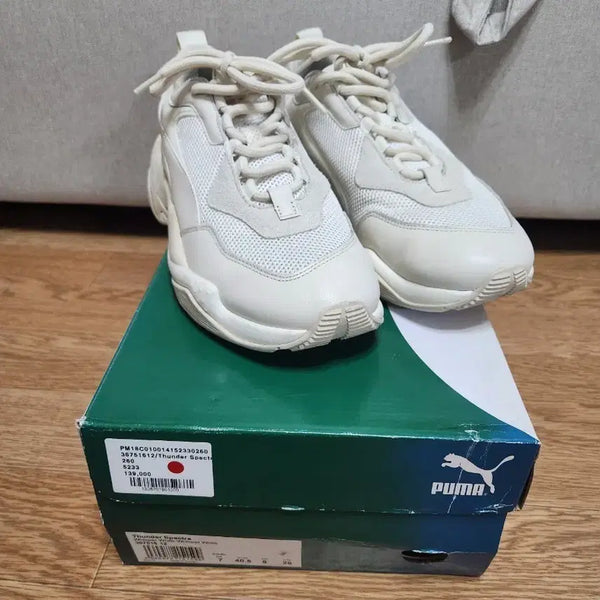 [BUNJANG] Puma Thunder Spectra Whisper White / 푸마 썬더 스펙트라 위스퍼 화이트