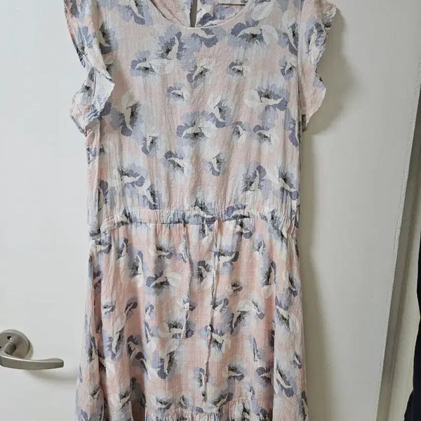 [BUNJANG] LeShop Flower Pattern Long Dress One Size / 르샵 플라워 패턴 원피스 F