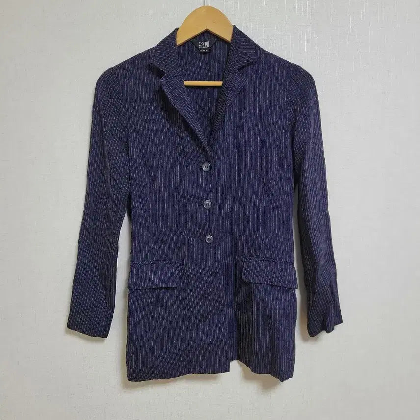 [BUNJANG] Navy Striped Jacket / 씨 자켓