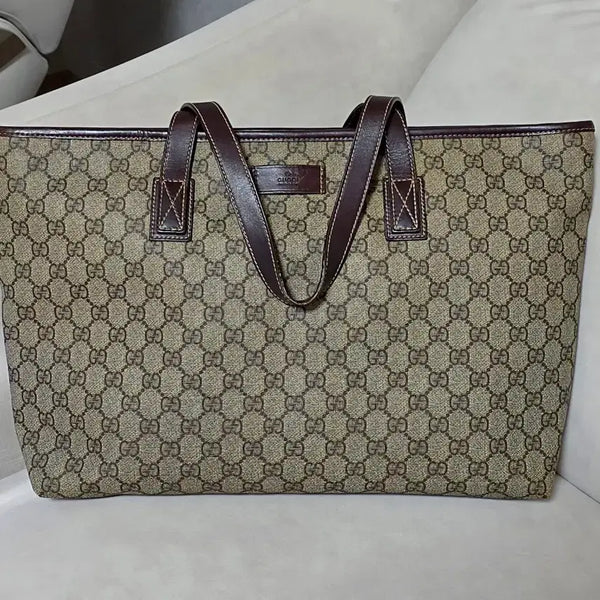 [BUNJANG] Gucci GG Supreme Large Shopper Bag / 구찌 GG 수프림 라지 쇼퍼백(211137/무료배송)