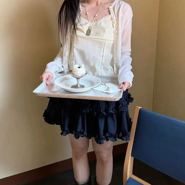 [BUNJANG] SINOON Double Frill Skirt / 시눈 double frill 스커트