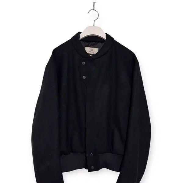 [BUNJANG] Years Ago Black Baseball Bomber Jacket / 이얼즈어고 블랙 베이스볼 블루종 자켓