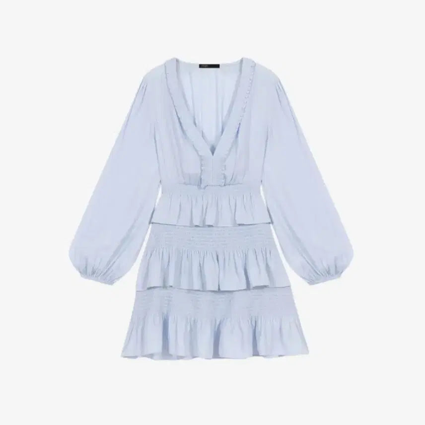 [BUNJANG] Maje Ruffled Dress MFPRO02830 / 마쥬 maje 러플 원피스 드레스 MFPRO02830