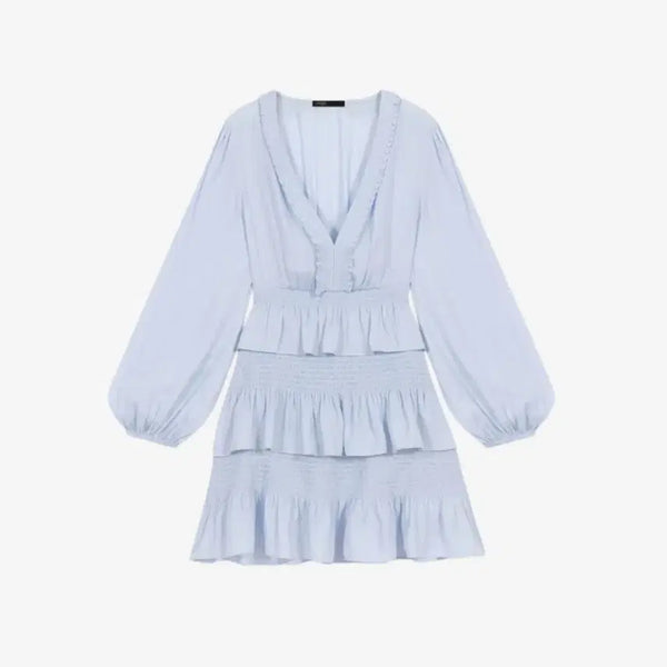 [BUNJANG] Maje Ruffled Dress MFPRO02830 / 마쥬 maje 러플 원피스 드레스 MFPRO02830