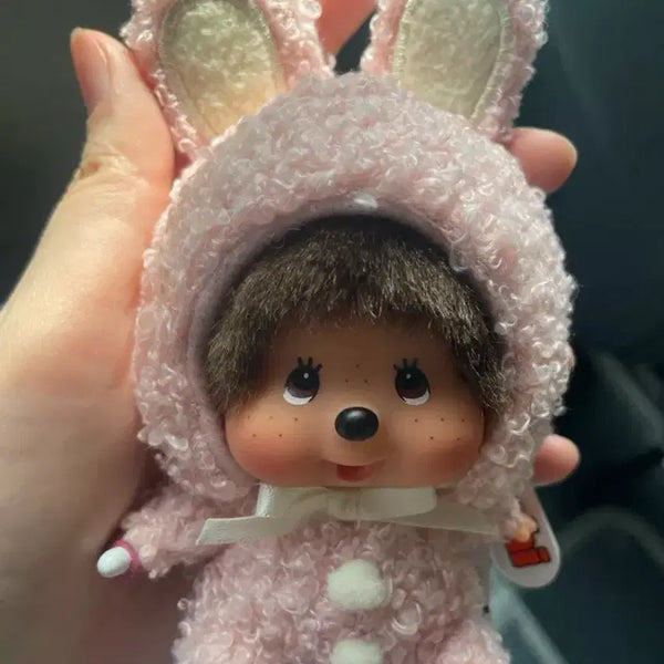 [BUNJANG] Mokomoko Bunny Monchhichi Rabbit Monchhichi Keyring / [택O/새상품]모코모코 바니 몬치치 토끼 몬치치 키링 키체인