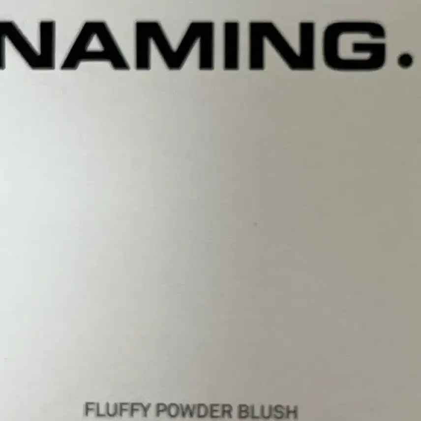 [BUNJANG] Naming Fluffy Powder Blush Bashful New Sealed / 네이밍 플러피 파우더 블러쉬 배쉬풀 미개봉새상품