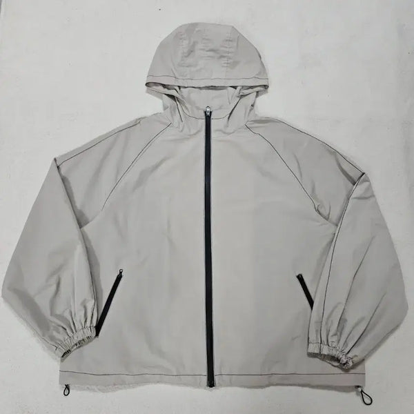 [BUNJANG] Matinkim 21ss Logo Hooded Jacket / 마뗑킴 21ss 로고 후드 자켓 급처