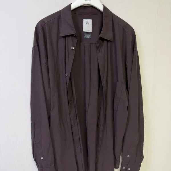 [BUNJANG] Polytelym Loose Tenko Shirt Brown / [3] 폴리테루 루즈드 텐코 셔츠 브라운
