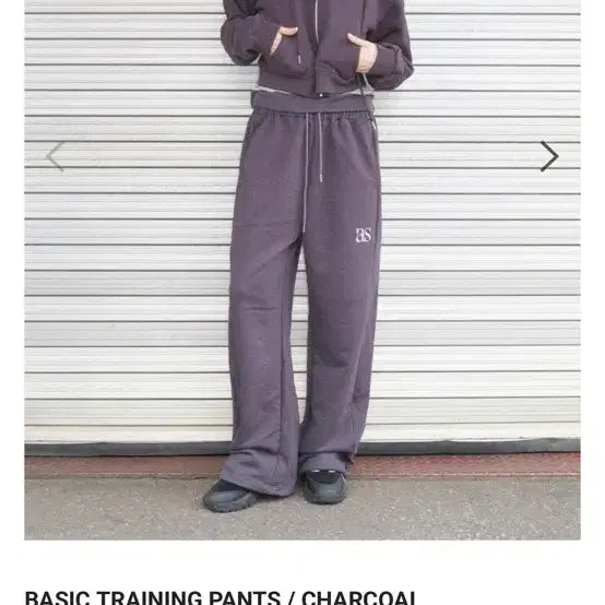 [BUNJANG] AZON Basic Training Pants Charcoal / 원가 79000) 애즈온 베이직 트레이닝 팬츠 차콜 새상품