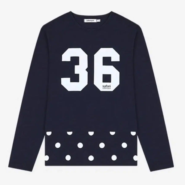 [BUNJANG] Safarispot Indigo Dots Tee / 사파리스팟 REC RUIT INDIGO DOTS TEE