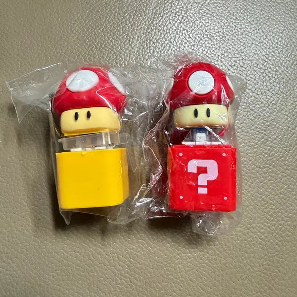 [BUNJANG] Super Mario Sound Keycap Keyring Set (2 Types) / 슈퍼마리오 키캡 키링 2종 세트