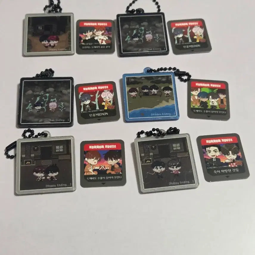[BUNJANG] Horror House Acrylic Keyring / 모펀 호러하우스 아크릴 키링