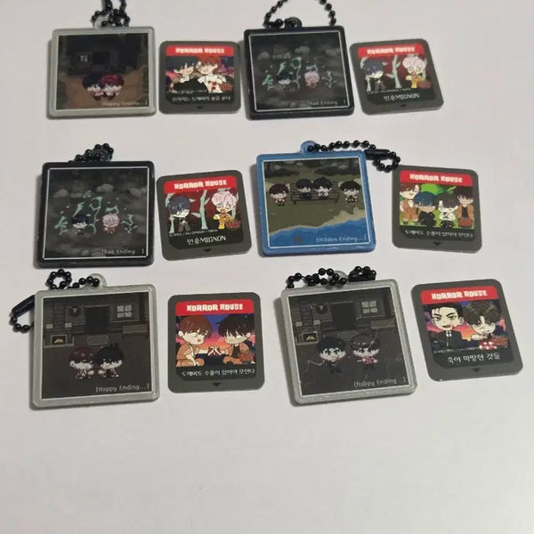 [BUNJANG] Horror House Acrylic Keyring / 모펀 호러하우스 아크릴 키링