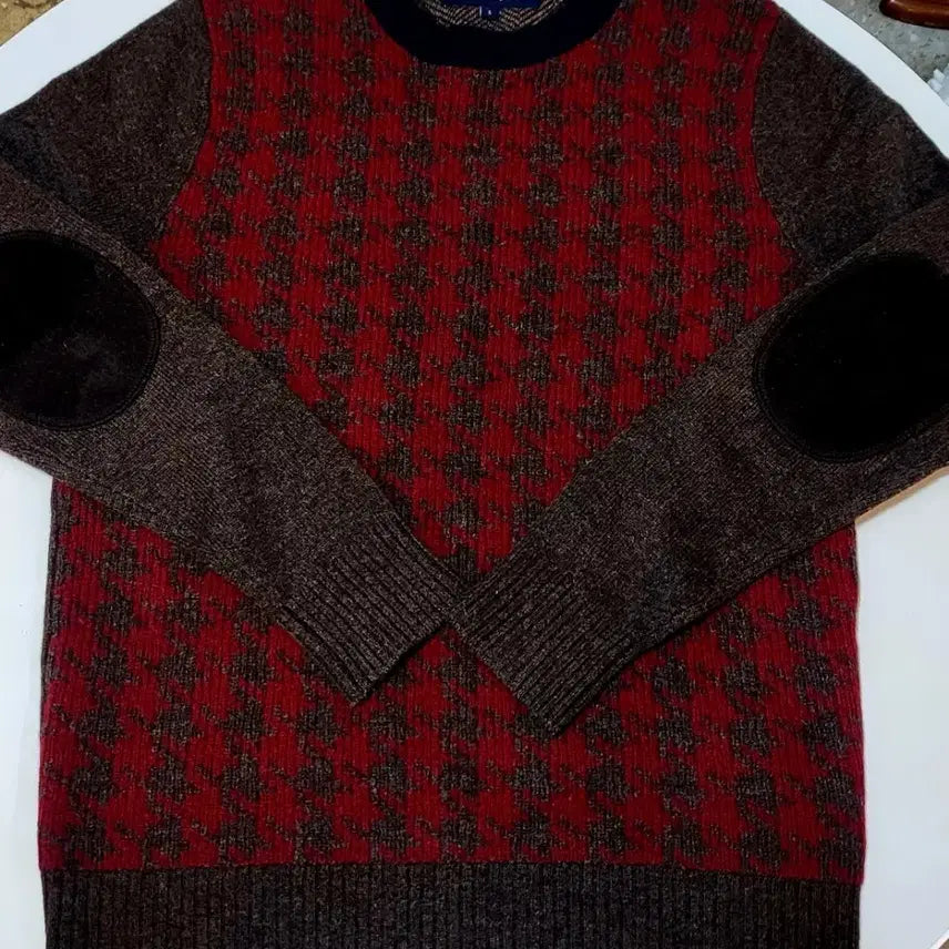 [BUNJANG] Tommy Hilfiger Check Pattern Knit Sweater / 타미힐피거 니트 스웨터