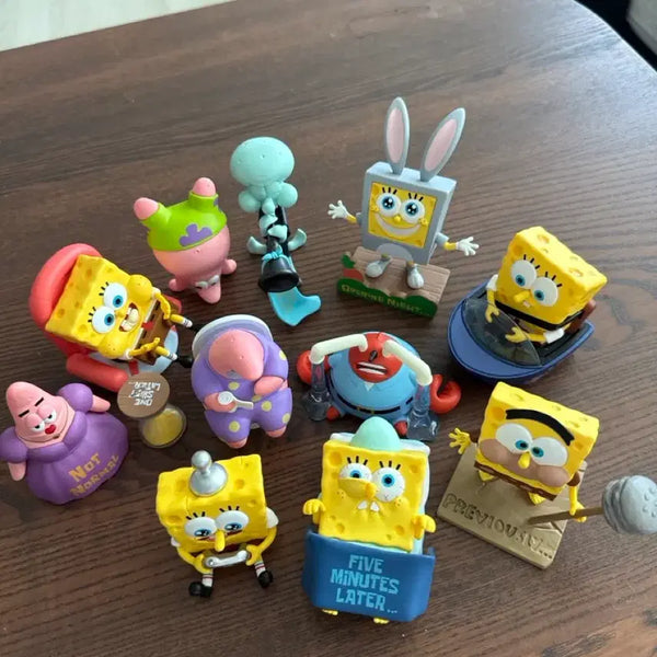 [BUNJANG] SpongeBob SquarePants Friends Figure Set / 스펀지밥 피규어 세트