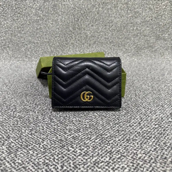 [BUNJANG] Gucci GG Marmont Matelassé Women's Medium Wallet / 구찌 GG 마몬트 마틀라세 여성 중지갑