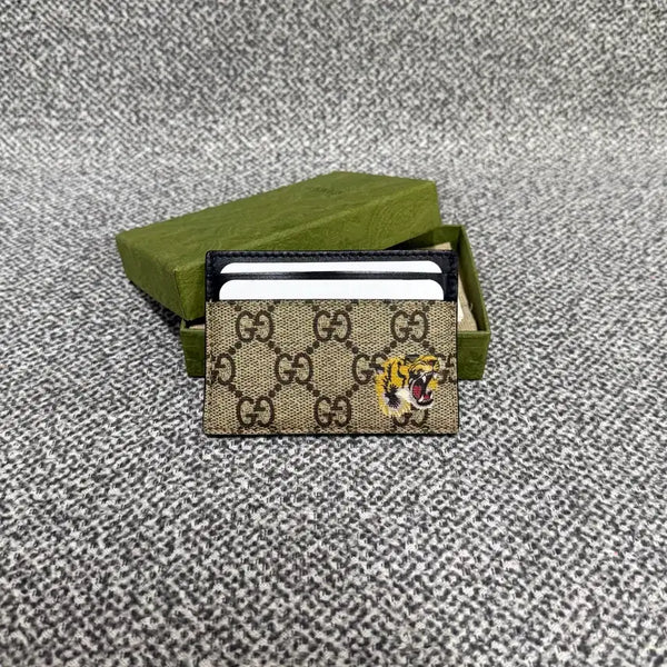 [BUNJANG] Gucci Supreme Tiger Card Holder / 구찌 수프림 타이거 카드지갑