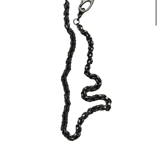 [BUNJANG] E Anchor Chain Necklace / 엔시브 E ANCHOR CHAIN