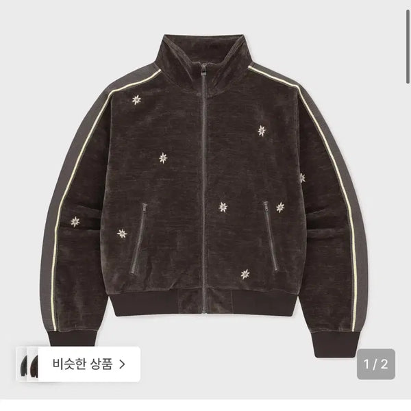 [BUNJANG] SUNLOVER Velour Twinkle Track Jacket / 썬러브 벨루어 트윙클 트랙 자켓