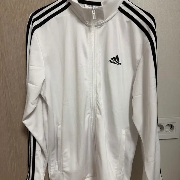 [BUNJANG] Adidas White Track Top / 아디다스 트랙탑 화이트