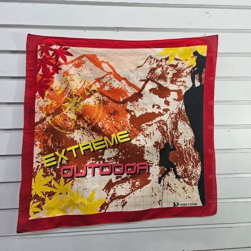 [BUNJANG] Maple Leaf Pattern Hiking Scarf / 단풍무늬 등산머플러/보물찾기천사
