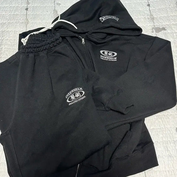 [BUNJANG] APDO Hood Zip-up Setup Set M Size / 압도 후드집업 셋업 M사이즈