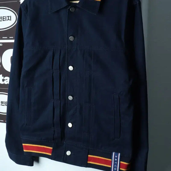 [BUNJANG] Romantic Crown Zip-Up Windbreaker Jacket / (M-L) 로맨틱크라운 집업 바람막이 점퍼자켓 트러커-H39828