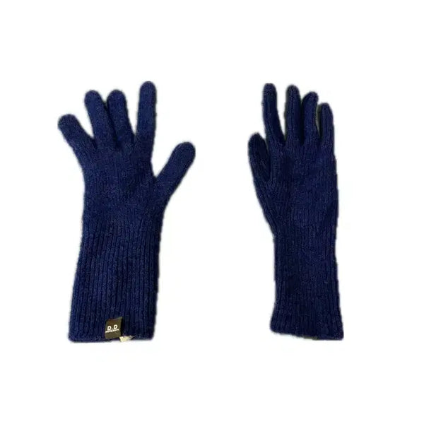 [BUNJANG] D.D. Knit Gloves Navy / D.D. 니트 장갑 네이비