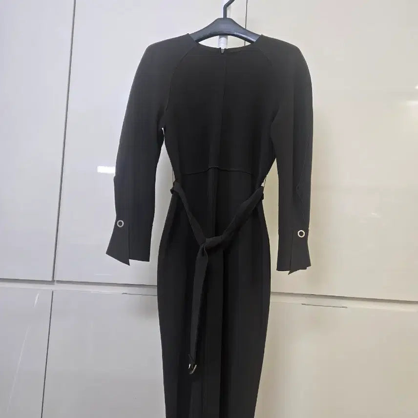 [BUNJANG] Coffee Brown Belted Dress / 커피색 벨트 원피스