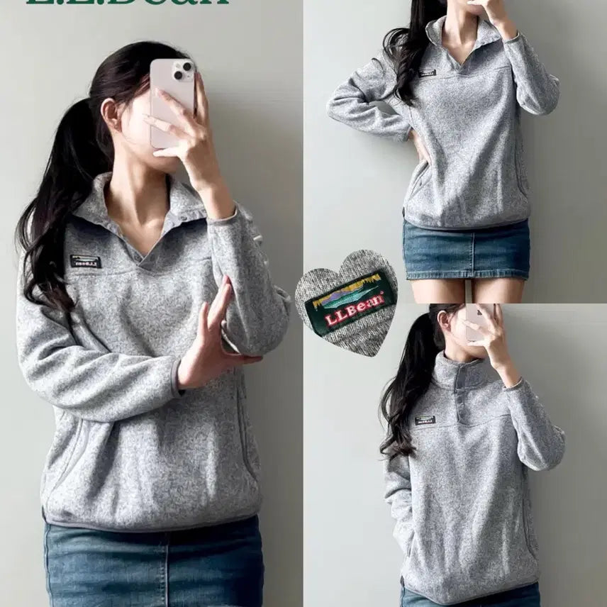 [BUNJANG] L.L. Bean Pullover Fleece / 엘엘빈 L.L. bean 풀오버 후리스