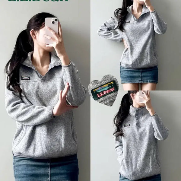 [BUNJANG] L.L. Bean Pullover Fleece / 엘엘빈 L.L. bean 풀오버 후리스