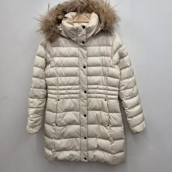 [BUNJANG] Eider Women's Goose Long Padding Jacket Ivory L (100) / 아이더 여성 롱패딩 100사이즈