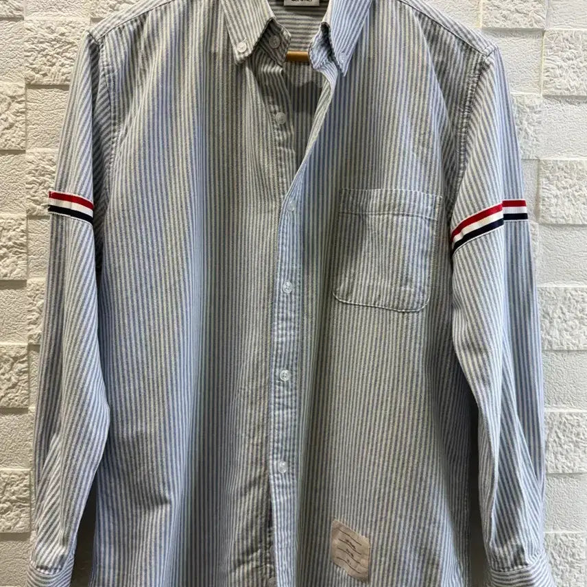 [BUNJANG] Thom Browne Striped Shirt Size 1 / 특가!! <정품>톰브라운 스트라이프 셔츠 사이즈 1
