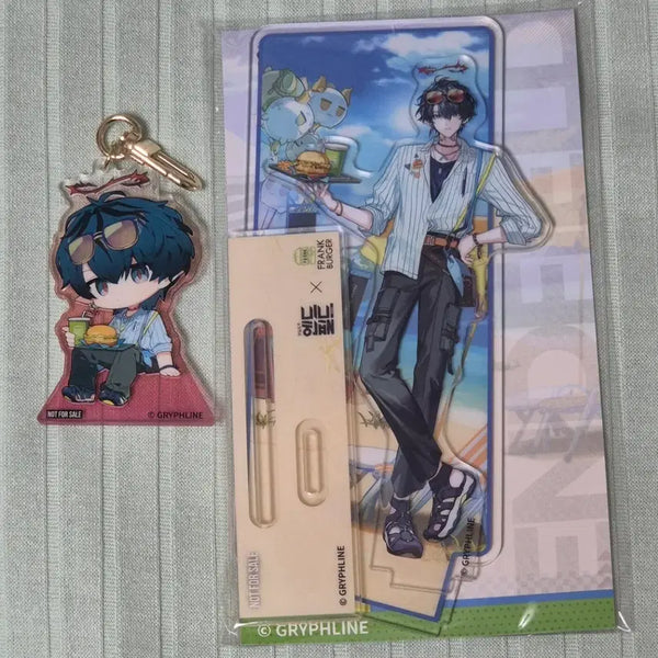 [BUNJANG] Arknights Endfield Camus Acrylic Stand & Keychain Bundle Set / 새상품) 명일방주 프랭크버거 엔드필드 카뮤 아크릴스탠드 키링 일괄