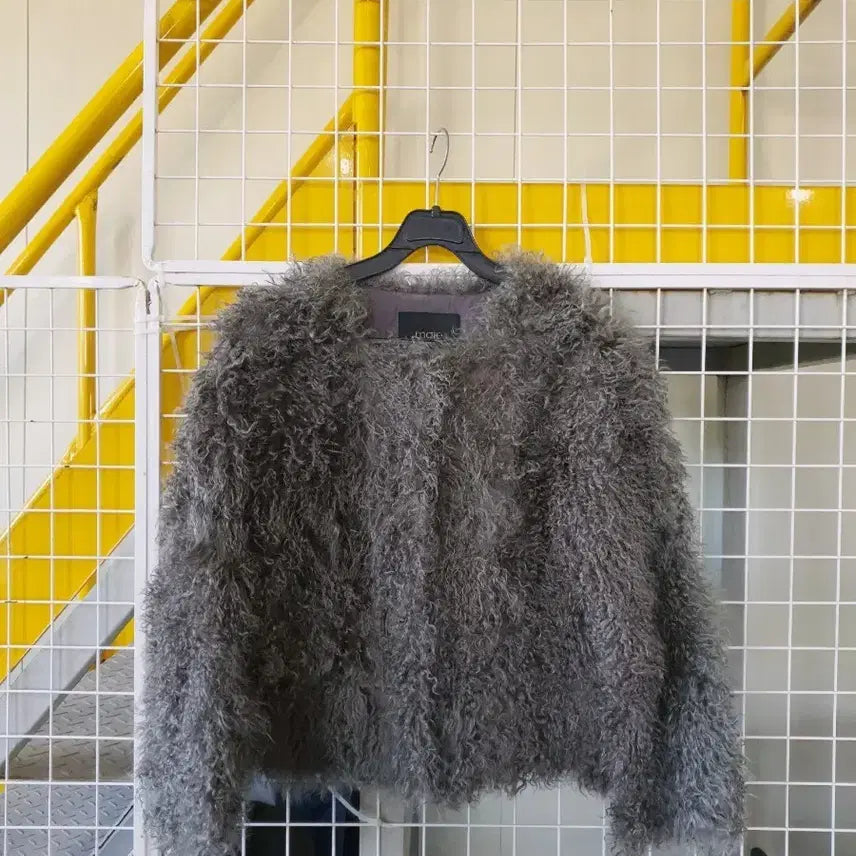 [BUNJANG] Maje Wool Jacket Grey / 마쥬 양모 자켓 95 그레이