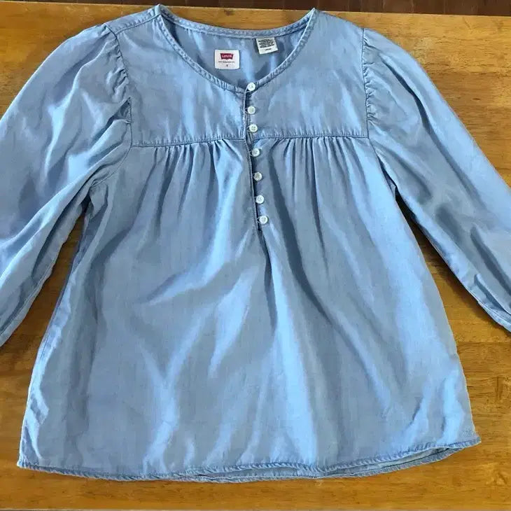 [BUNJANG] Levi's Denim Blouse - Size S / 리바이스 데님 블라우스