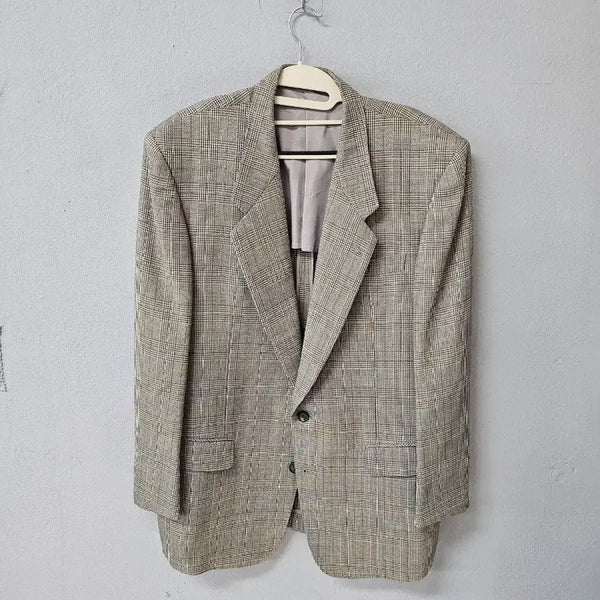 [BUNJANG] Lanvin Check Pattern Jacket / 랑방 체크무늬 재킷