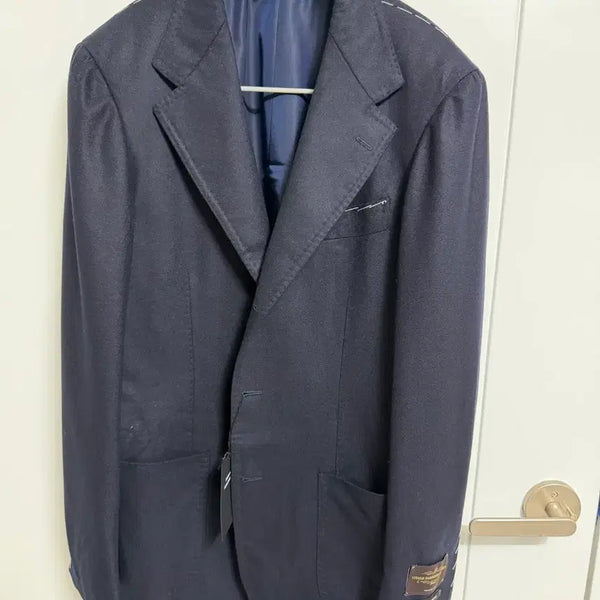 [BUNJANG] Ring Jacket Maestro Line Dark Navy Flannel Jacket Size 50 / 링자켓 마에스터라인 다크네이비 플란넬 자켓 50