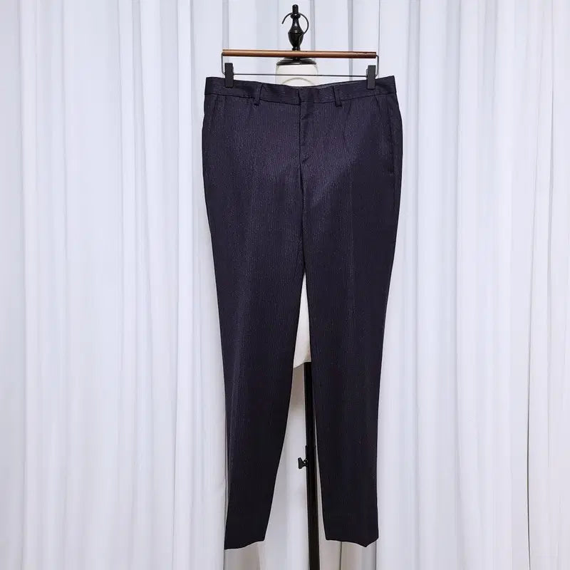 [BUNJANG] Intermezzo Guabello Wool 100% Striped Pants / 인터메조 구아벨로 울100 스트라이프 팬츠