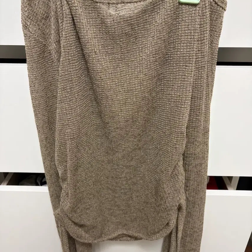 [BUNJANG] Brown Knit Tank Top Set / 브라운 니트 나시 세트