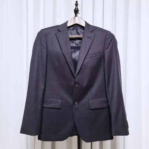 [BUNJANG] Intermezzo Guabello 100% Wool Stripe Jacket / 인터메조 구아벨로 울100 스트라이프 자켓