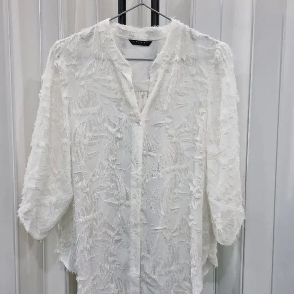 [BUNJANG] Sisley White Blouse / 시슬리  블라우스 화이트