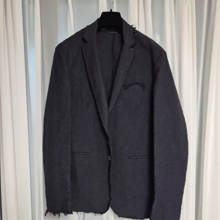 [BUNJANG] MESSIER Cut-Off Jacket Black / 메사제리에 컷오프 자켓 블랙 50